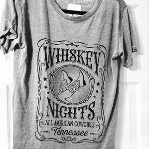 NWT Whiskey Nights Tee